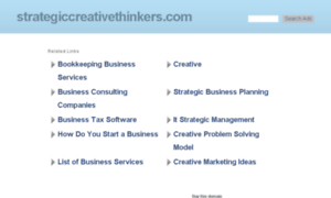 Strategiccreativethinkers.com thumbnail