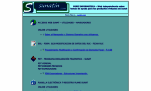 Sunatin.net.pe thumbnail