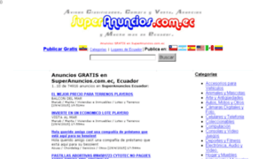 Superanuncios.com.ec thumbnail