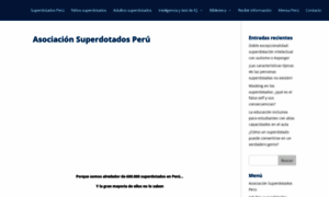 Superdotadosperu.info thumbnail