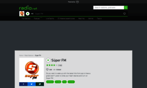 Superfm.radio.net thumbnail