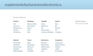 Suplementofacturacionelectronica.com thumbnail