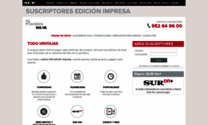 Suscripciones.diariosur.es thumbnail