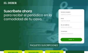 Suscripciones.grupoeldeber.com thumbnail