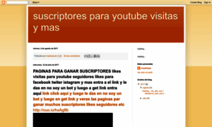 Suscriptoresparayoutubevisitasymas.blogspot.com.tr thumbnail