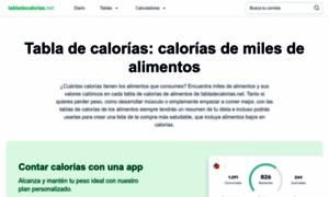 Tabladecalorias.net thumbnail