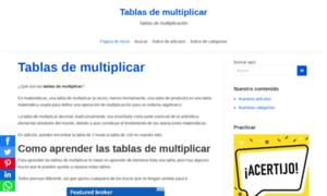 Tablasdemultiplicar.org thumbnail