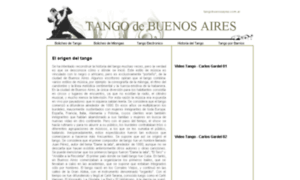 Tangobuenosayres.com.ar thumbnail