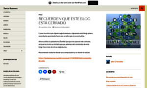 Tantasrazones.wordpress.com thumbnail