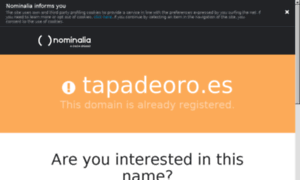 Tapadeoro.es thumbnail