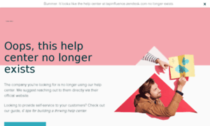 Tapinfluence.zendesk.com thumbnail