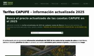 Tarifascapufe.com.mx thumbnail