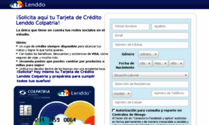 Tarjetadecredito.lenddo.com thumbnail