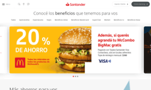 Tarjetasantanderrio.com.ar thumbnail
