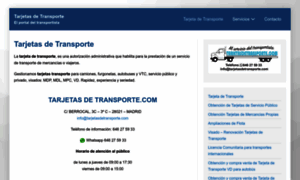 Tarjetasdetransporte.com thumbnail