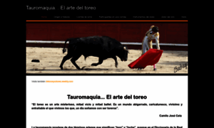 Tauromaquiarte.weebly.com thumbnail