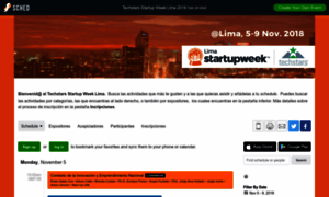 Techstarsstartupweeklima2018.sched.com thumbnail