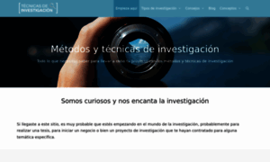 Tecnicasdeinvestigacion.com thumbnail