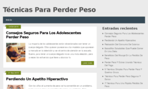 Tecnicasparaperderpeso.com thumbnail