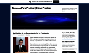Tecnicasparapredicar.wordpress.com thumbnail