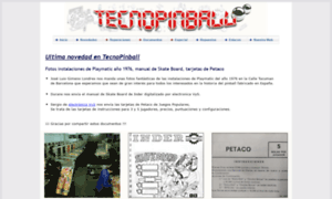 Tecnopinball.org thumbnail