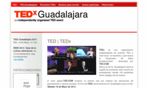 Tedxgdl.com.mx thumbnail