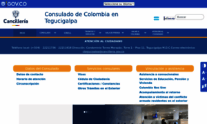 Tegucigalpa.consulado.gov.co thumbnail