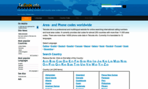Telcode.info thumbnail