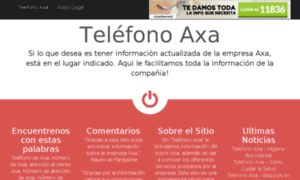 Telefonoaxa.es thumbnail