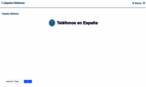 Telefonosespana.com thumbnail