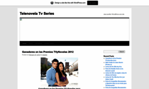 Telenovelaseries.wordpress.com thumbnail