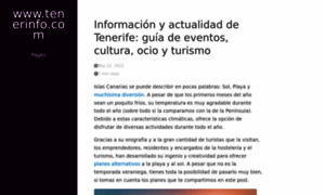 Tenerinfo.com thumbnail