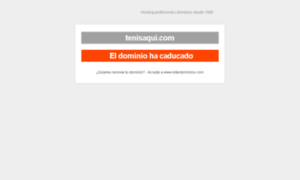 Tenisaqui.com thumbnail