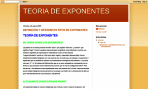 Teoriasdeexponentessc.blogspot.com thumbnail
