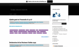 Terceravision.wordpress.com thumbnail