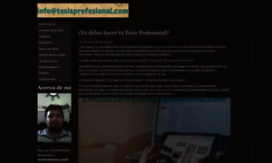 Tesisprofesional.com thumbnail