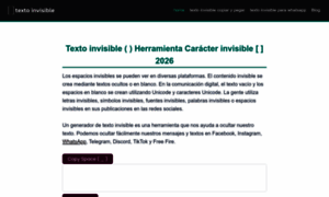 Textooinvisible.com thumbnail