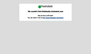 Th3dstudio.freshdesk.com thumbnail