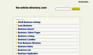 The-article-directory.com thumbnail