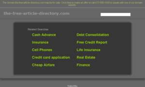 The-free-article-directory.com thumbnail