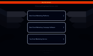 Theemailingexperience.com thumbnail