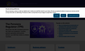 Thepensionsregulator.gov.uk thumbnail