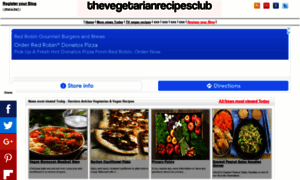 Thevegetarianrecipesclub.com thumbnail