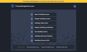 Theweddingdistrict.com thumbnail