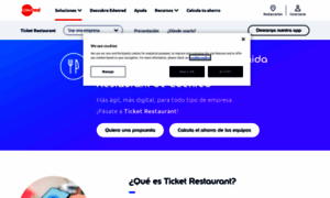 Ticketrestaurantcard.es thumbnail