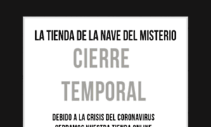 Tienda.navedelmisterio.com thumbnail