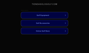 Tiendasologolf.com thumbnail