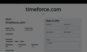 Timeforce.com thumbnail