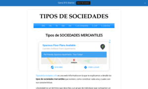 Tiposdesociedades.info thumbnail