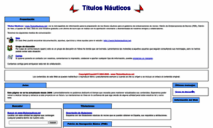 Titulosnauticos.net thumbnail